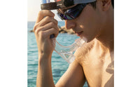 Snorkel Mouthpiece Ergonomic Design Silicone Grip Mouthpiece Single-Way Purge