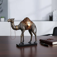 Vivid Details Camel Figurine | Textured, Camel Statue, for Living Room