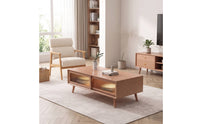 Storage Cabinet Solid Wood Wooden Cabinet Fully Assembled Furniture for Living Room, Apartment