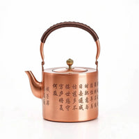 Tea Kettle with Wrapped Handle Traditional Teapot Decorative for Collectors