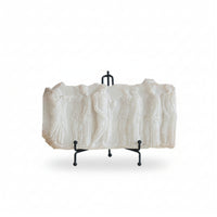 Decorative Sculpture with Stand Classical Statue with Base Carved for Homeowners