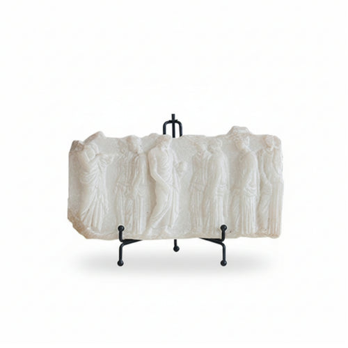 Decorative Sculpture with Stand Classical Statue with Base Carved for Homeowners