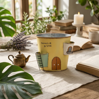 Castle Planter Drainage Hole Home Decor