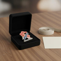 Memorial Day Pin Commemorative Holiday Accessory Enamel Wearable Item for Procession