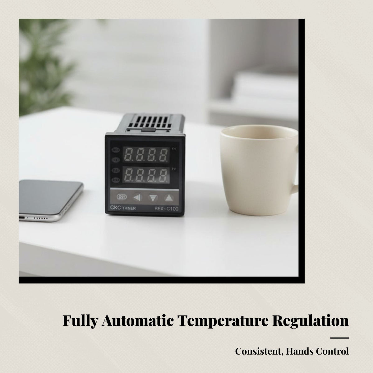 REX-C100 Temperature Controller, Digital Intelligent Thermostat, Automatic Temperature Control