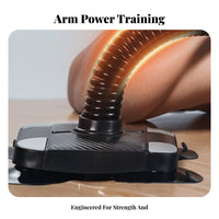 Arm Wrestling Anti-Slip Handle Suction Cup Wrist Exerciser Rust-Resistant Forearm Strength for Men, Athletes, Home Gym, Office