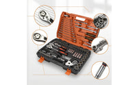 121 Pieces Automotive Repair Tool Kit  -Finished Repair Specialist Tool Kit with Case Organized Socket Ratchet Wrench Set with Case for Home Mechanics, Garage