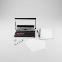 34 Hole Paper Puncher Compact Design Double Loop Wire Binder Construction Wire Binding Machine for Teachers