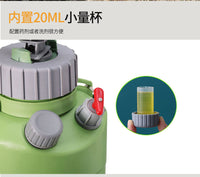 Multifunctional Camping Shower Manual Garden Outdoor High-Pressure Sprayer with 10-Function Water Gun