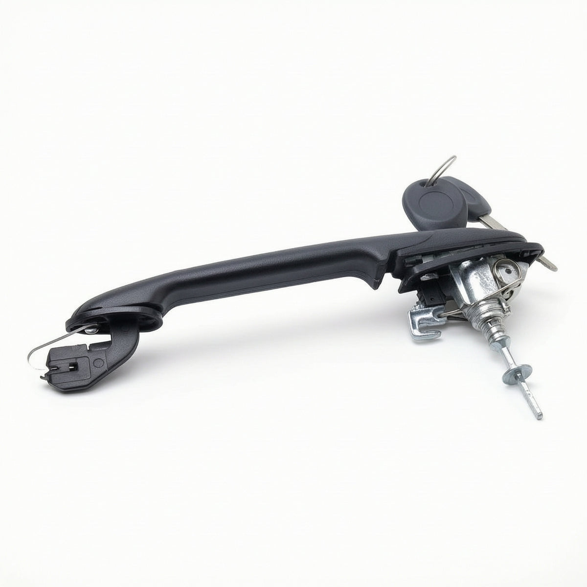 Exterior Car Door Pull Handle Assembly Molded Door Handle with Key Cylinder Easy Installation Hardware Reliable for DIYers