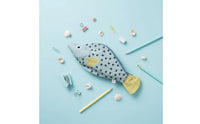 Grouper Marine Creature Stationery Bag Large Capacity Canvas Pen Bag