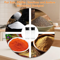 6-Pack 100ml Seasoning Jars with Labels