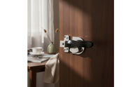 Lever Handle with Strike Plate Classic Door Handle Assembly Long-Lasting