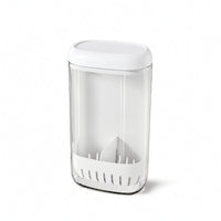Hydroponic Greens Keeper Fresh Greens Storage Container with Ventilated Base