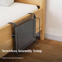Curved-Based Rolling Table Multi-Functional Household Furniture Slide-Under Base