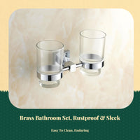 Copper bathroom set: towel bar, wall shelf, adjustable hooks