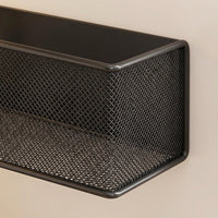 Fridge Organizer and Refrigerator Storage Rack for Students in a Dorm Room, Carbon Steel Kitchen Spice with a Wall Mount Design