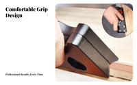 Polished Planing Chamfer Plane Long-Lasting Blade 45 Degree Bevel Plane Portable for Woodworkers, Carpenters, Carpentry, Workshop, Job Site