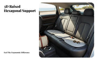Integrated Seat and spine-support pad Cooling Rear Seat Bottom Cover complete Design Universal Fit for Pet Owners, highway Trips