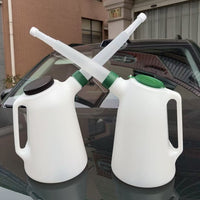 绿盖刻度机油壶塑料机油壶加油壶注油器车船用注油壶4S店机油壶