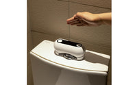 Handshands-off Automatic Toilet Flusher Compact Sensor Flush Device Hygienic Automatic Flush System Universal Compatibility for Toddlers, Guest Bathroom