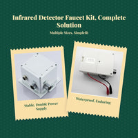 Infrared motion sensor faucet valve