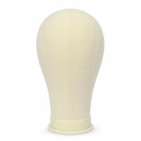 Canvas Hairpiece Head Teardrop Shape Hair Accessory Cream-Colored
