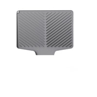 Silicone Drainage Mat for Kitchen Countertop, Dish and Fruit Drying Pad, Heat-Resistant and Non-Slip