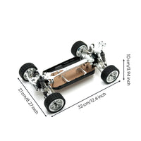 Metal RC Car Upgrade Frame Sturdy Structure RC Car Chassis Frame Heavy Duty Hobby Vehicle Parts for Racers, Rough Terrain