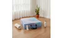 Folding Exercise-Mat with Handles Portable Folding Exercise-Mat Thick for Gymnasts, Dancers, Home Workouts, Stretching, Floor Exercises