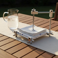 Acrylic Paper Towel Stand Upright Countertop Napkin Holder Modern Design