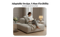 Interchangeable Block Sofa Wabi-Sabi design Sectional Couch Minimalist Aesthetic firm support Foam for Hosts