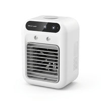 USB Rechargeable Air Cooler 2-Speed Desktop Mini Air Conditioning Unit Top Fill