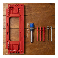 Door Hinge Router Template Exact Cutting Door Hinge Jig Fits Standard Hinges for Carpenters, Woodworkers, Carpentry, Home Improvement