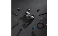 Cable-Actuated Rear Derailleur with Metal Cage Compact Bike Rear Derailleur Long-Lasting Easy to Install for Cyclists, Mountain Bikers, Road Bikes