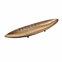 Serving Dish Stainless Steel Tray Rust-Resistant Fish-Shaped Food Plate for Buffet, KTV, Club