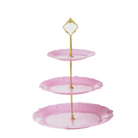 3-Tier Cake Stand Decorative Edging Tiered Dessert Stand Ornate Rim