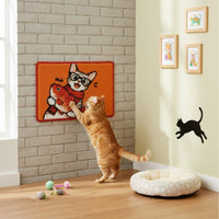 Long-Lasting Wall-Mounted Cat Scratcher Easy to Clean Cat Scratching Pad Reusable for Cabinet