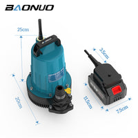 Lithium Battery Submersible Pump for Aquarium Water Change and Garden Watering
