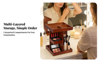360 Rotating Makeup stand Space Saving Rotating Cosmetic rotating organizer Large Capacity