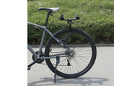 Bike Cargo Rack with Nylon Deck Tubular Rear Luggage Rack with Adjustable Carrier for Outdoor Riding
