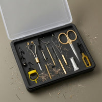 Fly-Tying Tool Kit Tailored Storage Fly Tying Tools Metal Fishing Supplies