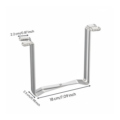 Stainless Steel Bag Stand Easy to Clean Foldable Trash Bag Stand Non-Slip