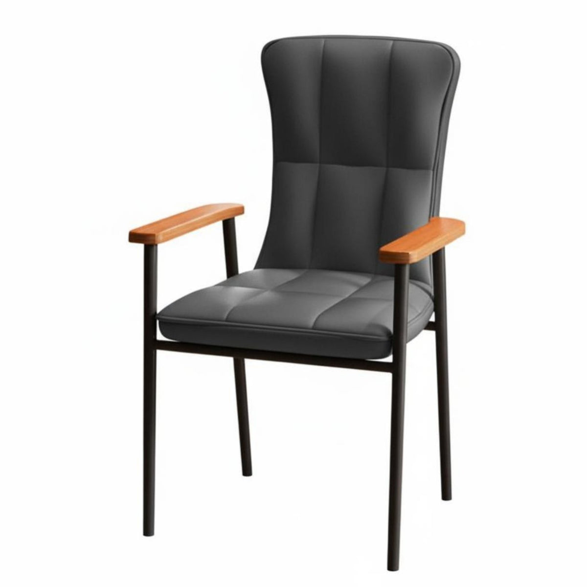 Upholstered rustic Armchair Sturdy Construction Dining Seat Thickly Padded