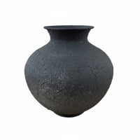 5 Pieces Metal Floor Vase Modern Minimalist Home Decor Wide Mouth for Entryway