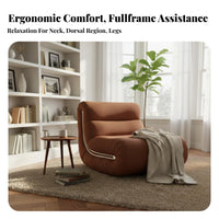 Upholstered Sofa Recliner Rocking Motion Lounge Chair Retro Aesthetic Soft Upholstery for Perusing Nook, Bedroom, Home Office