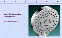 High Pressure Shower Head, Handheld Combo, Multi Spray Modes, Detachable, Easy to Clean, Bathroom Set