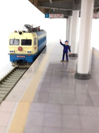 High-Speed Rail Station Platform Model Kit (No Tracks) 1:87 Scale