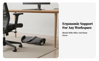 Adjustable Tilting Footrest Non-Slip Base Adjustable Under-Desk Footrest