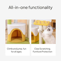 Ice Cream Cat Tree Multi-Level Condo Scratching Post